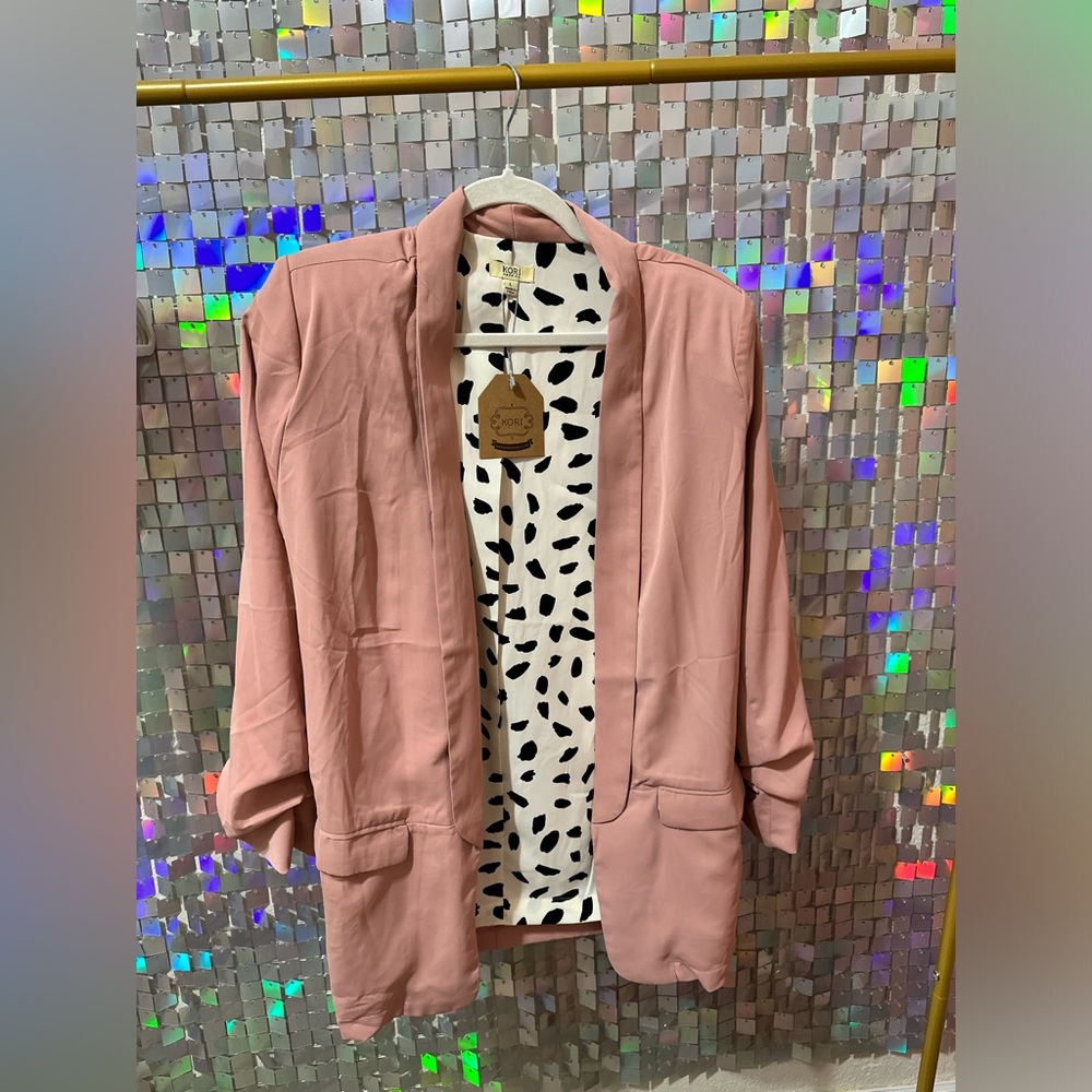 Blush Pink Blazer